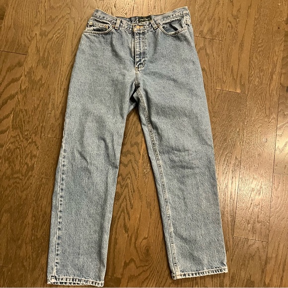 Vintage Ralph Lauren Mom Jeans Light Acid Wash 100% cotton - Picture 1 of 6